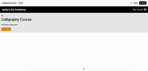 Add page block