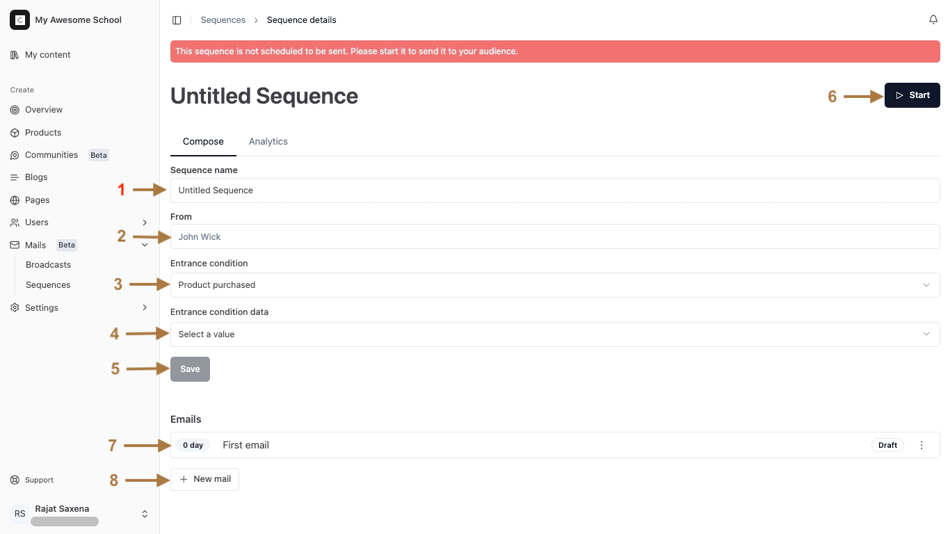 Sequence Compose
