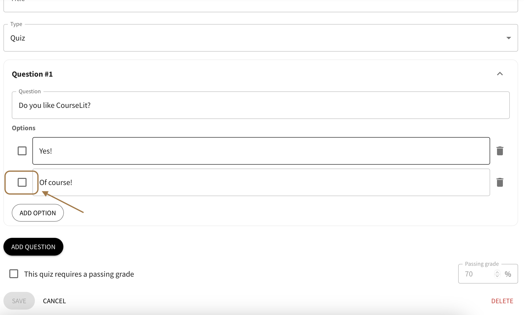 set-correct-answer