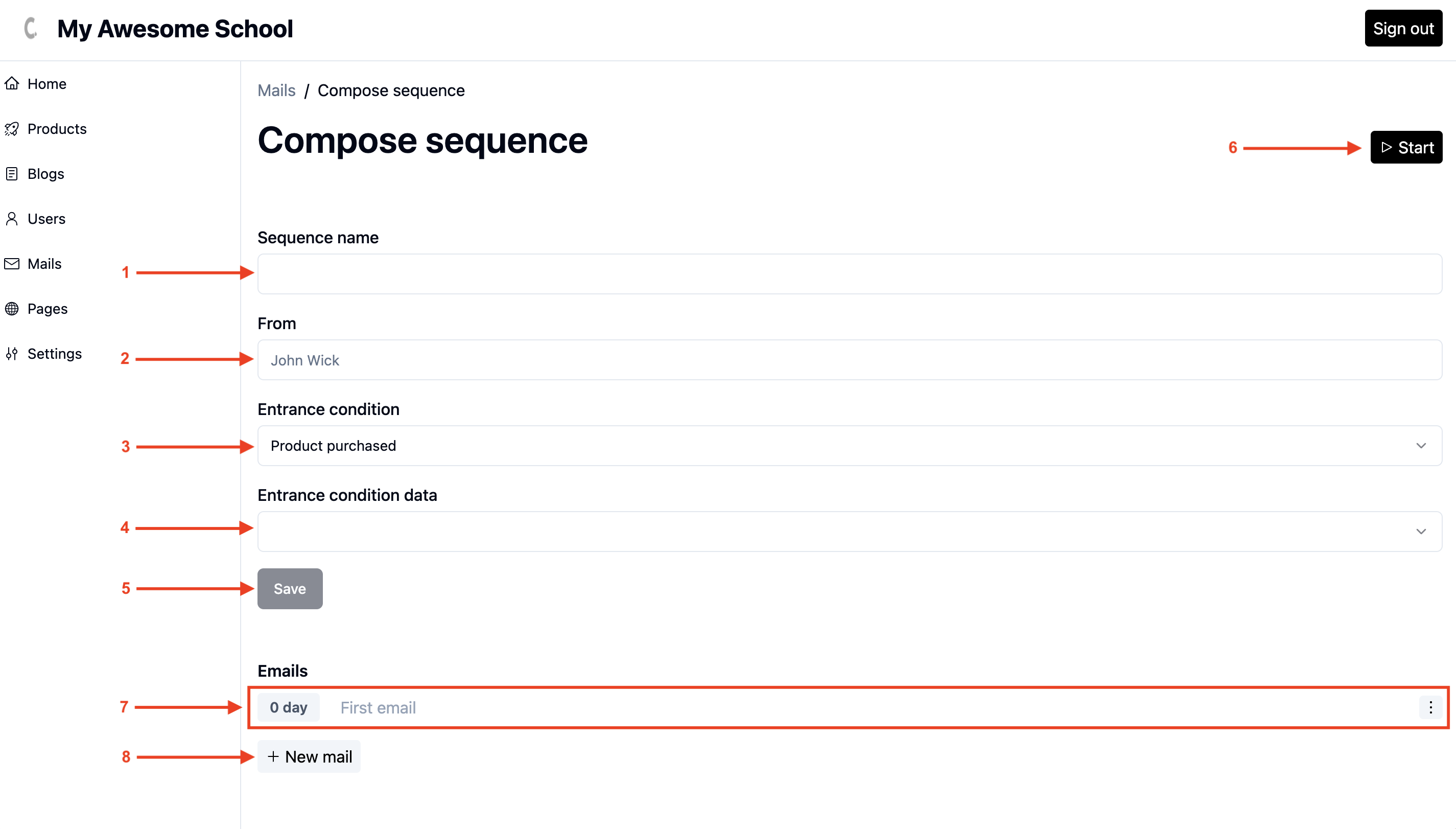 Sequence Compose